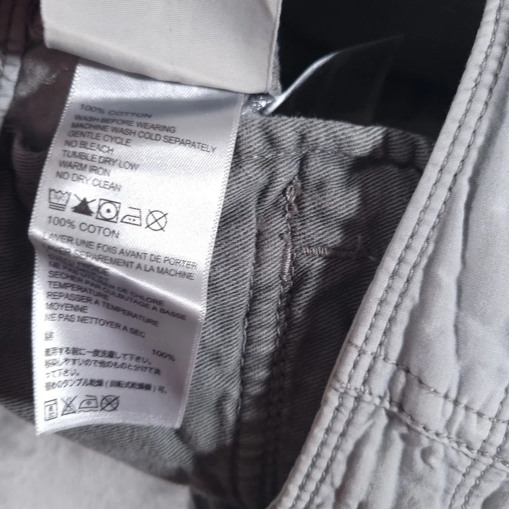 Tommy Bahama Cargo Shorts Mens 34 Gray Cotton Casual Utility‎ Summer Hiking